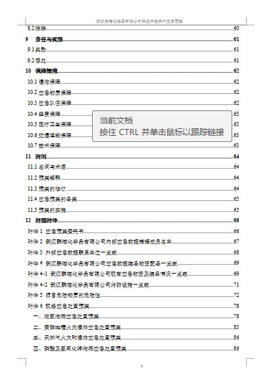 武汉尊龙凯时化学品有限责任公司突发环境事件应急预案